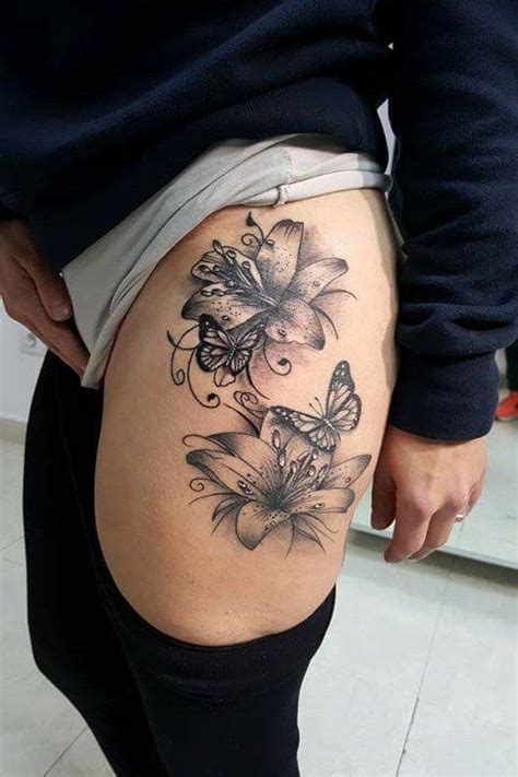 hot thigh tattoo|126 Cute, Sexy & Bold Tattoos on Legs for Ladies